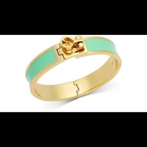 Bows & Spades Thin Spade Turnlock Bangle Bracelet
